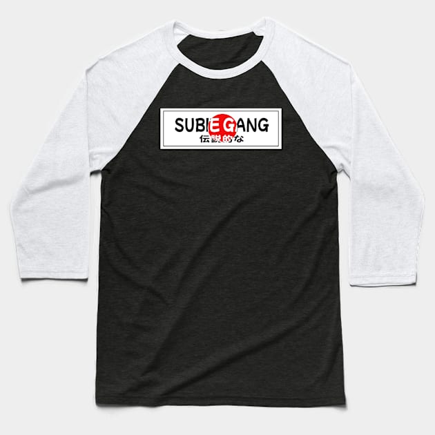 Subie gang jdm Baseball T-Shirt by Simple trend